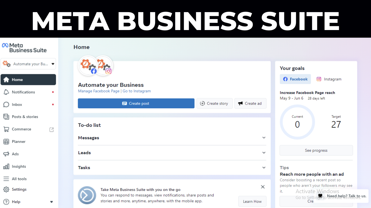 You are currently viewing Facebook Business Suite (now Meta Business Suite)